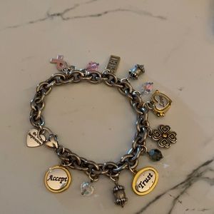 Brighton Power of Pink Charm Bracelet Set